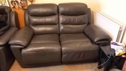 Photo of free Leather 2 Seater Recliner Sofa (Breadsall Hilltop) #1