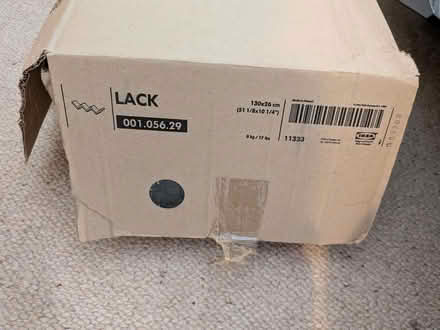 Photo of free Wooden LACK IKEA W wall shelf - in box, brand new (Sharrow S7) #2