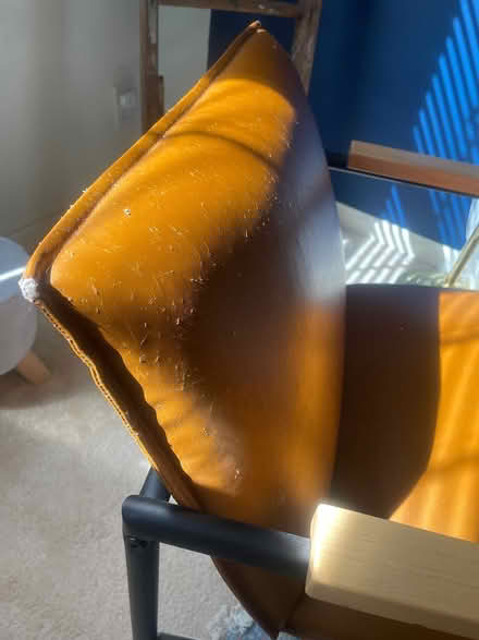 Photo of free Faux pleather chair metal framing (South Olathe) #3