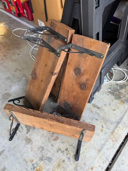 Photo of free 4 Roughson Cedar Shelves (Tacoma) #1