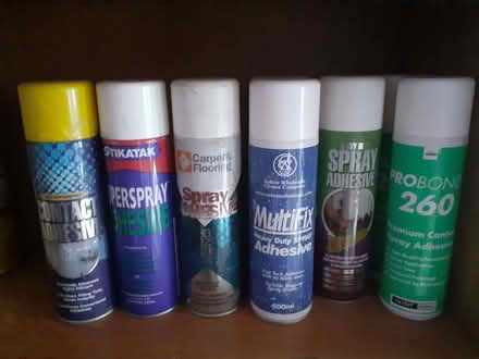 Photo of free Spray Adhesive Remnants (Surrey Heath GU15) #1