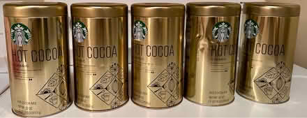 Photo of free Starbucks Hot Cocoa Cans (Empty) (West San Jose 95128) #1