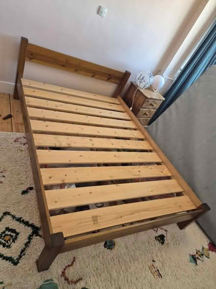 Photo of free Solid Wood Double Bed (E4) #3