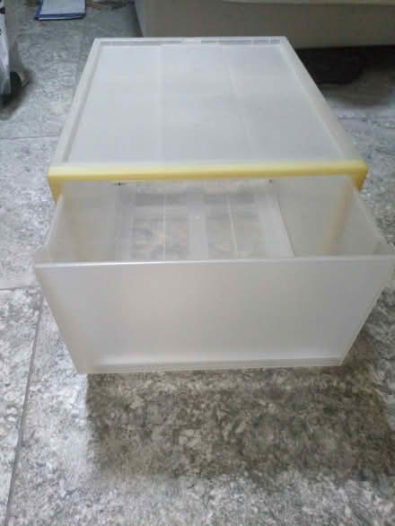 Photo of free 4 large plastic drawers MUJI (Kentish Town NW5) #1