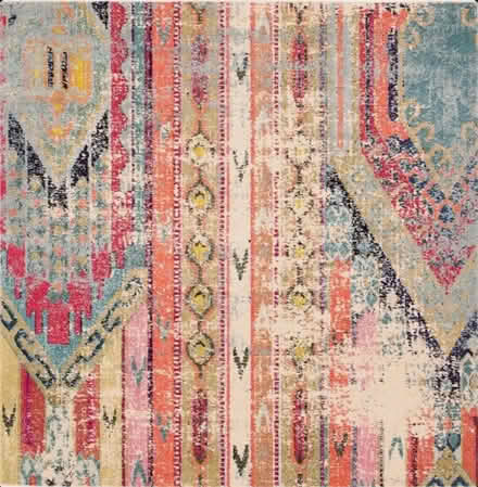 Photo of free Square Southwestern Geometric Rug (Shaw) #2