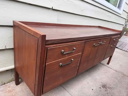 Photo of free Solid wood console / sideboard (Redwood City Farm Hills) #2
