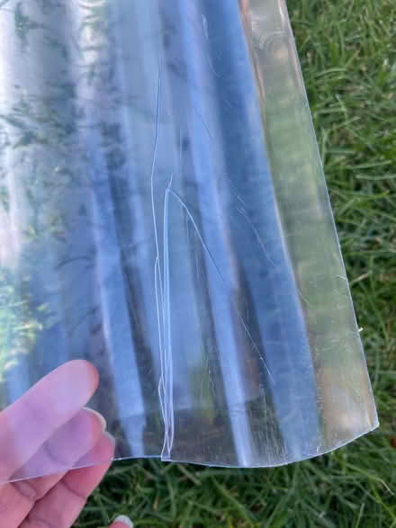 Photo of free 2 PVC corrugated plastic sheets clr (BR6 Orpington / Chelsfield) #3