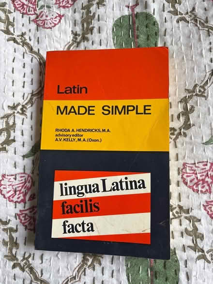 Photo of free Book- Latin made Simple (Teddington Tw11) #1