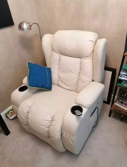 Photo of free Cream Recliner chair (Daws Hill, HP11 1FD) #1
