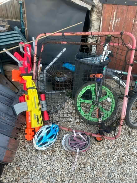 Photo of free Bikes, helmets , nerf guns (OX14 Sutton Courtney) #2
