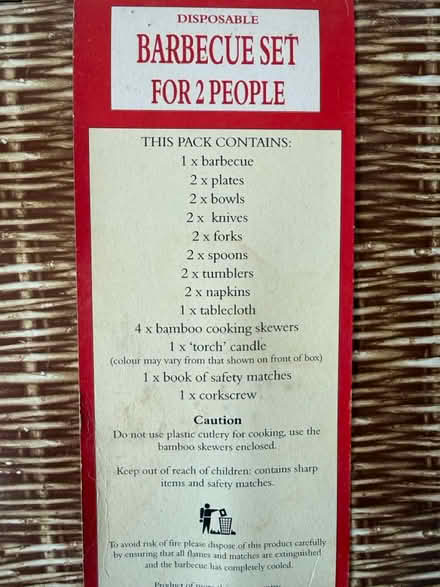 Photo of free BBQ set for 2 people (Salford M30) #2