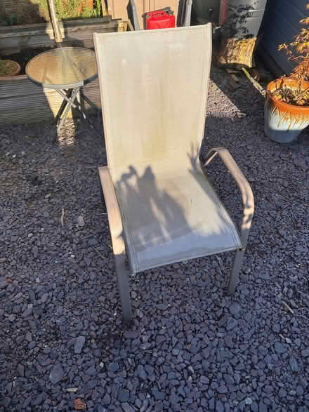 Photo of free Six outdoor/patio chairs (South Wingfield DE55) #1