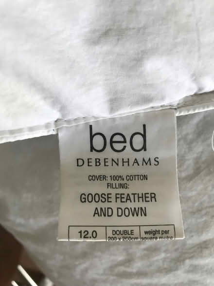 Photo of free Goose feather/down double duvet. (Wootton OX13) #3