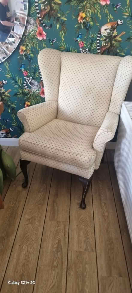 Photo of free Wing back chair (Parbrook, Billingshurst rh14) #1