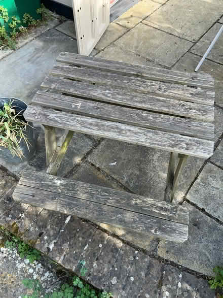 Photo of free Mini picnic table for children (Raynes Park SW20) #2