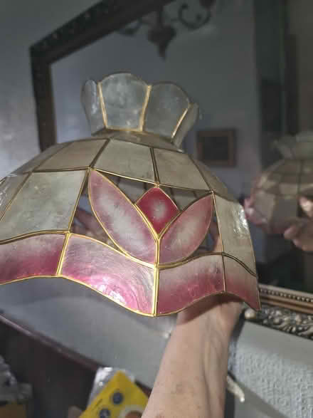 Photo of free To fix: Capiz shell lampshade (Dalston E8) #1