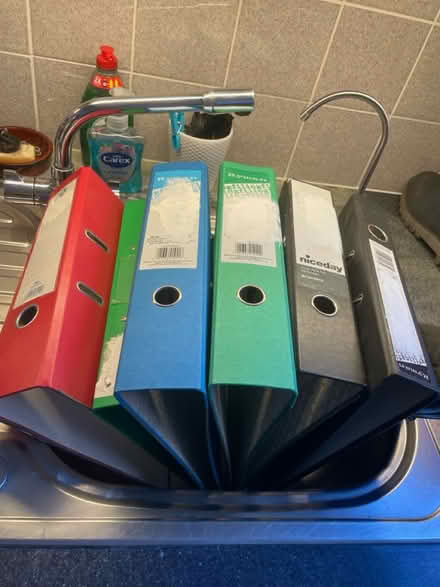Photo of free 13 used lever arch files (Wimbledon Park SW19) #2
