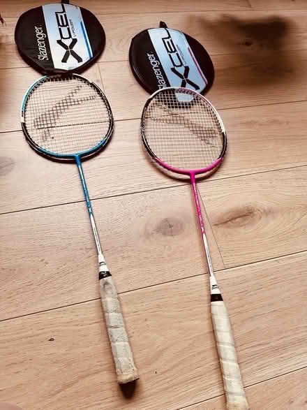 Photo of free 2x badminton starter rackets (Fleetville AL4) #1