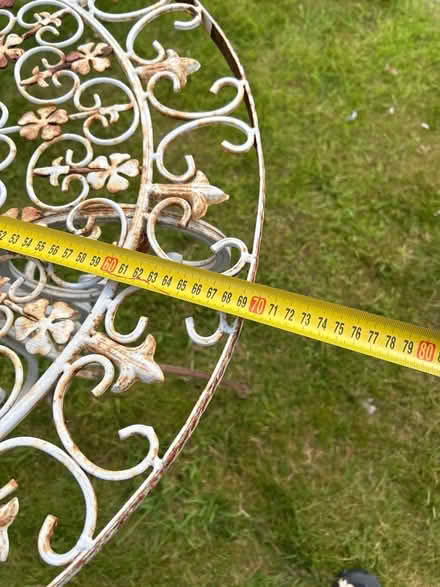 Photo of free Metal table (Haldens AL6) #2