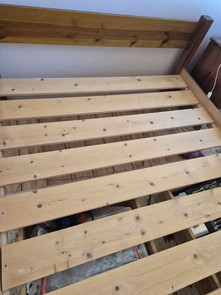 Photo of free Solid Wood Double Bed (E4) #4