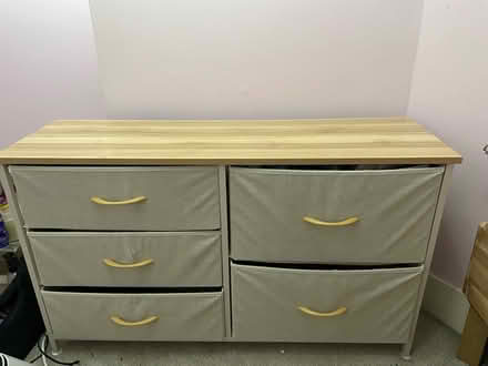 Photo of free Fabric drawers with wooden top (Streatham SW16) #1