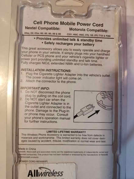 Photo of free Cellphone Mobile Power Cord (Saugus) #3