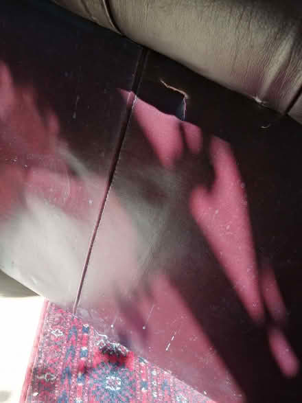 Photo of free Leather chesterfield sofa (Church RG2) #2