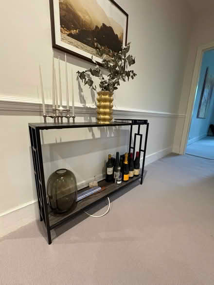 Photo of free Black console table (High St Ken W8) #2