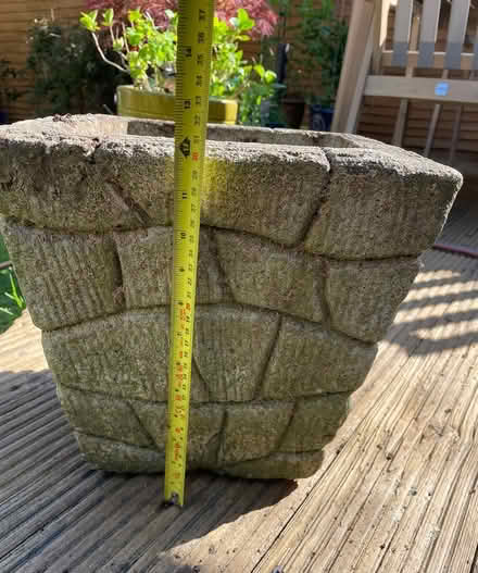 Photo of free Square concrete plant pot (OX4, church cowley) #4