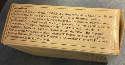 Photo of free Vitamin and Mineral Tablets (Bieldside AB15) #4