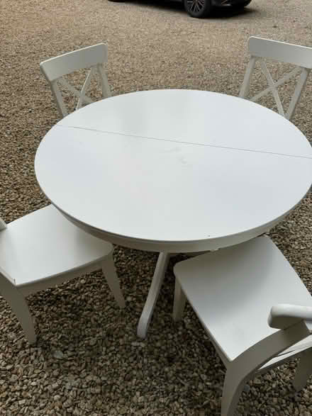 Photo of free IKEA extending table and 4 chairs (Upton village OX11) #1