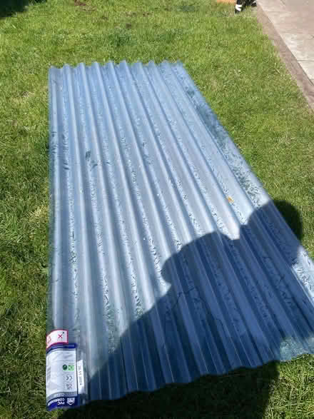 Photo of free 2 PVC corrugated plastic sheets clr (BR6 Orpington / Chelsfield) #1
