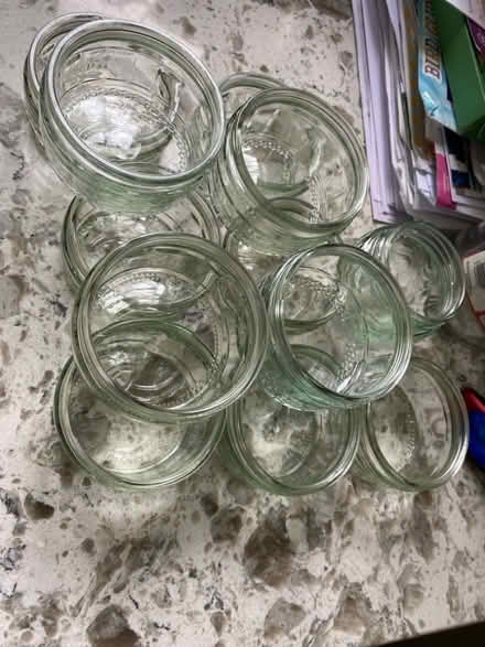 Photo of free Glass jars with Leeds and worn sunglasses for craft project (Woking GU22) #2