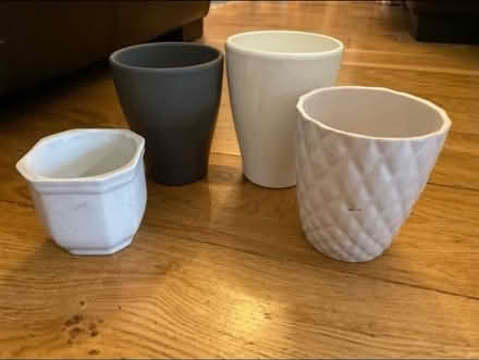 Photo of free Small plant pots x 4 (Cheshunt En8) #1