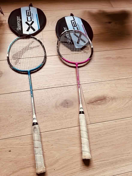 Photo of free 2x badminton starter rackets (Fleetville AL4) #2