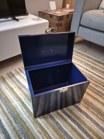 Photo of free Lockable Tin Filing Case (Leigh-on-Sea SS9) #2