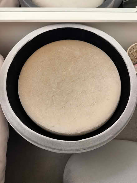 Photo of free Velvet storage stool (Great Wakering SS3) #2