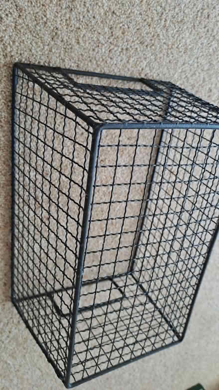Photo of free Small metal basket RG26 (Bramley, Hants RG26) #2