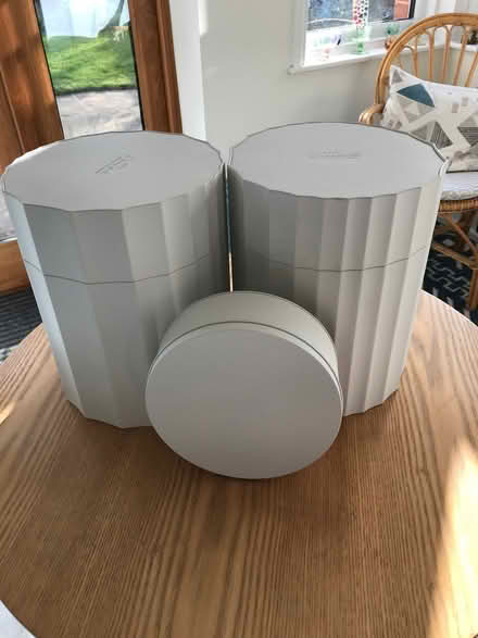 Photo of free Three cream decorative tins (Braintree CM7) #1