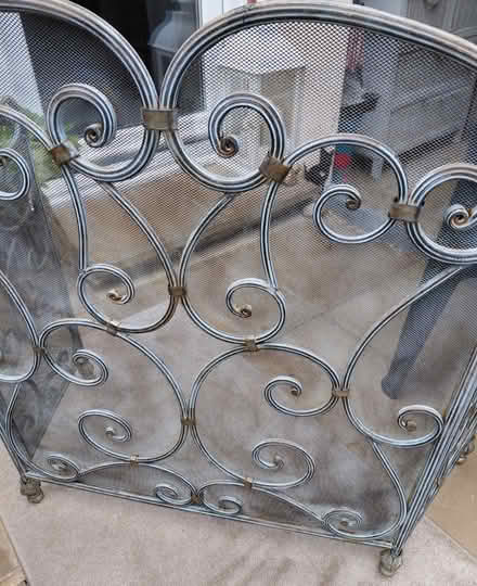 Photo of free Ornate metal fire guard (St. Albans) #1