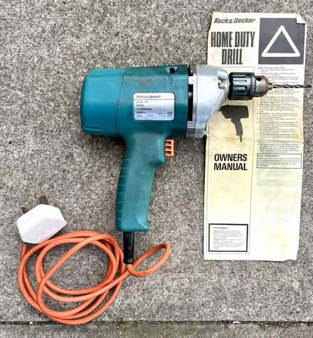Photo of free Electric drill, Black & Decker plug in (Maida Vale W9) #2