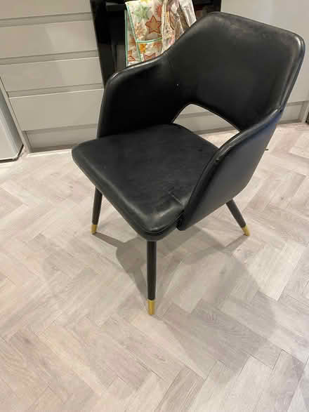 Photo of free 2 black chairs (Ravenscourt Park W6) #3