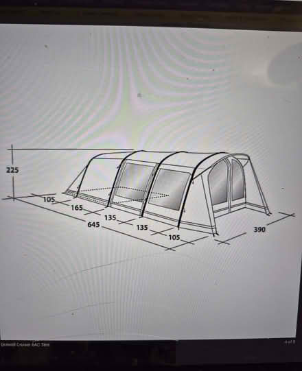 Photo of free Outwell Cruiser 6AC Tent (Liberton EH16) #2