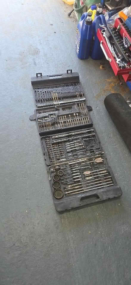 Photo of free Box of drill bits,wood bits etc. (Caldecott OX14) #1