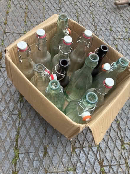 Photo of free 12 flip top bottles (Dursley GL11) #1