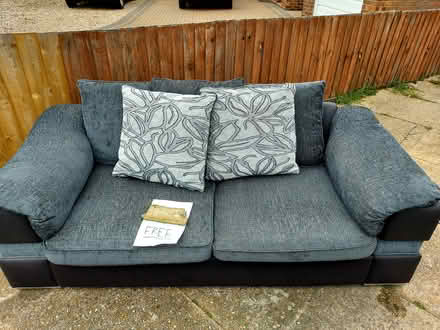 Photo of free 3 seater Grey sofa (Hellesdon NR6) #1