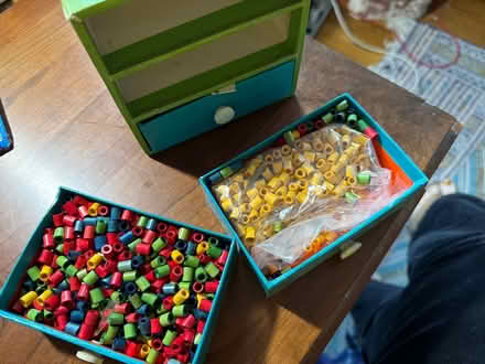 Photo of free Tiny chest of drawers w/beads (Berkeley) #2