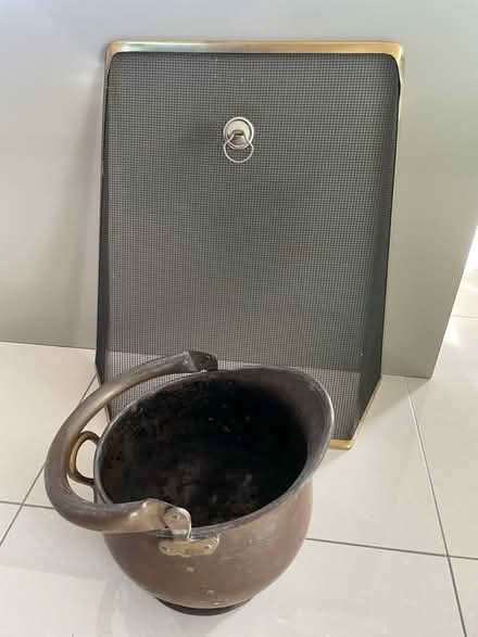 Photo of free Fireguard and coal bucket (AB21) #3