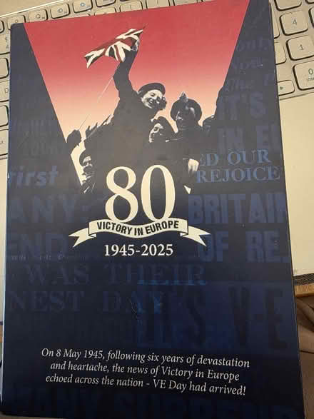 Photo of free 80 victory in Europe 1945- 2025 coin and folder (West Oxfordshire OX28) #1