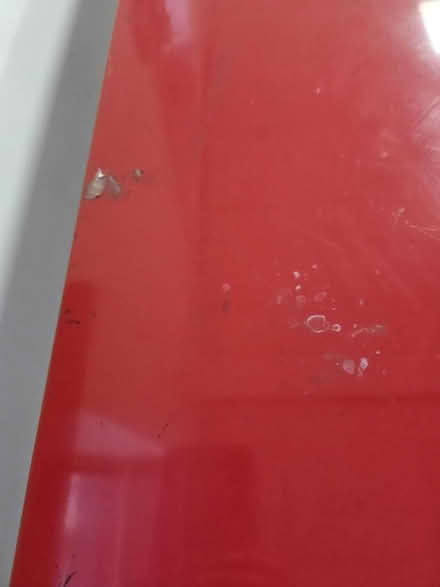 Photo of free Big red metal table (BB1 5SJ) #2